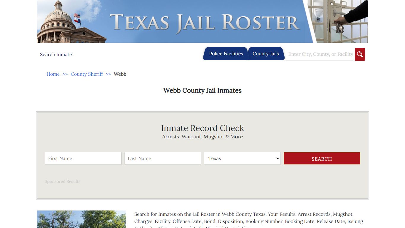 Webb County Jail Inmates | Jail Roster Search